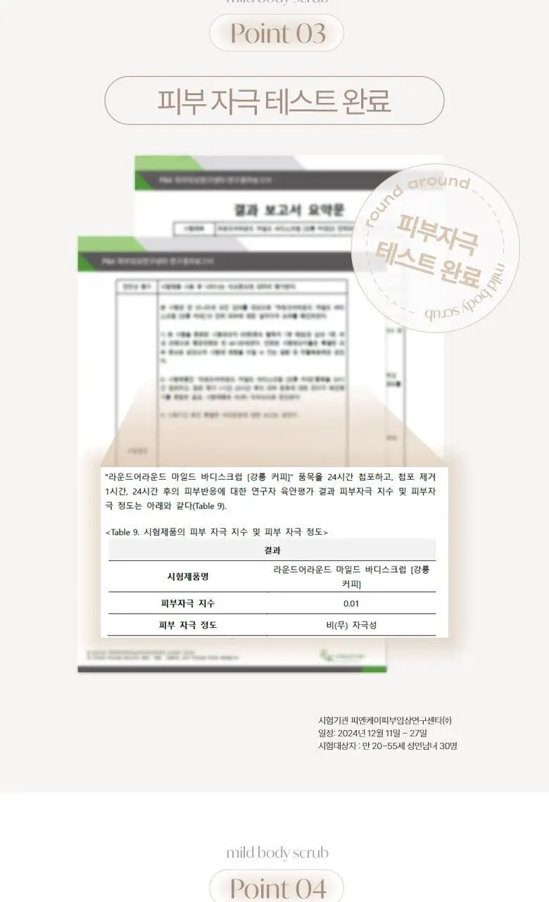 [강릉한정판매]라운드어라운드 마일드 바디스크럽 150g [강릉 커피] (2506) 상세페이지 12